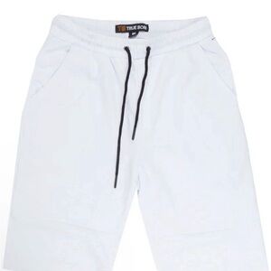 TRUE BORN ATHLETIC SHORTS WHITE - NWT MEDIUM STREETWEAR